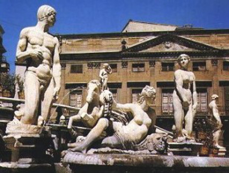 Fontana Pretoria, Palermo, Italia 🗺️ Foro Europa 0