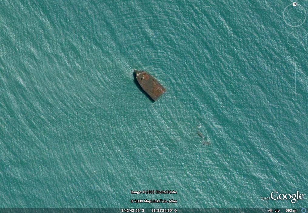 Hundido frente a la ciudad de Fortaleza Brasil. 1 - Barcos Hundidos y Naufragios