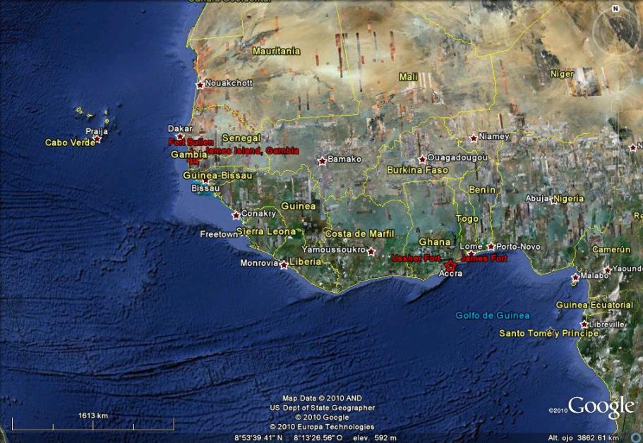 Fortificaciones Inglesas en Africa 0