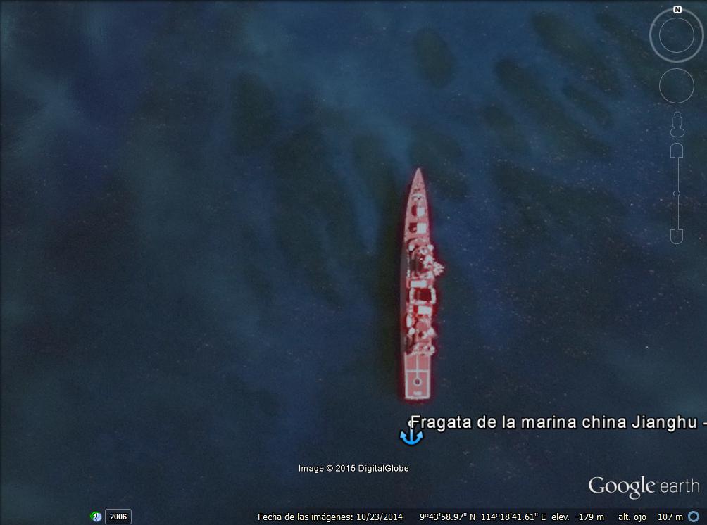 Fragata china en las islas Spratly 1 - Barcos de Desembarco - Turquia 🗺️ Foro Belico y Militar