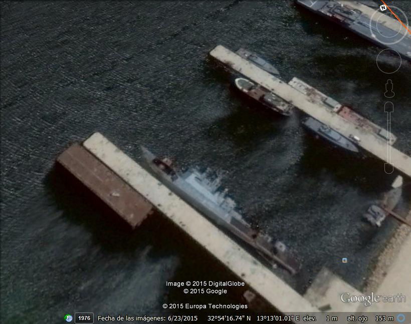 Fragata Al Ghardabia hundida en el puerto de Trípoli - Libia 1 - Destructor USS Zumwalt 🗺️ Foro Belico y Militar