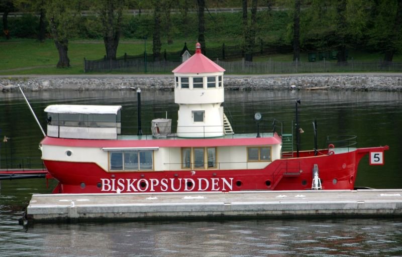 Fyrskepp nr. 21 Trelleborgsredd o Biskopsudden -Estocolmo 1 - Barcos Faros, Lightvessel o Lightship