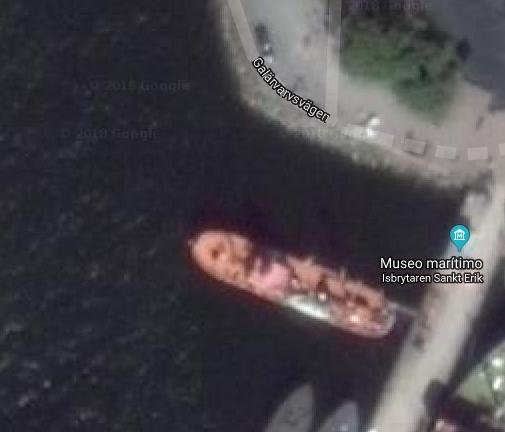 Fyrskepp nr. 25 FINNGRUNDET, barco museo en Sankt Erik 2 - Fyrskepp nr. 23, Västra Banken, Suecia 🗺️ Foro General de Google Earth