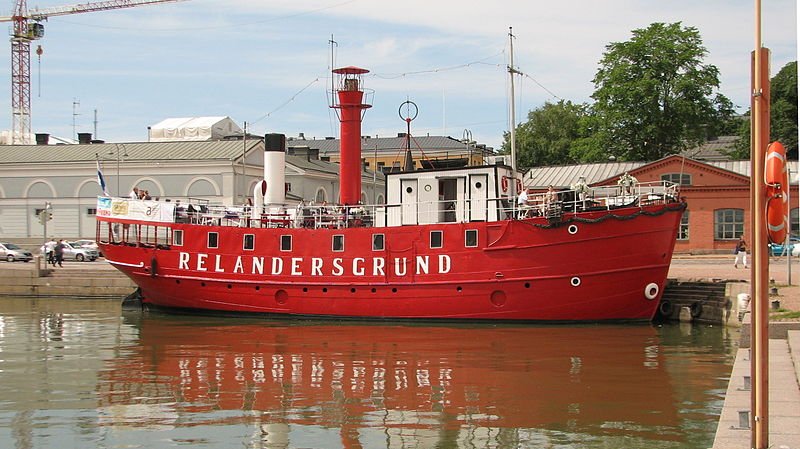 Fyrskepp Nr 11F Relandersgrund, Barco Restaurante, Helsinki 1 - Barcos Faros, Lightvessel o Lightship