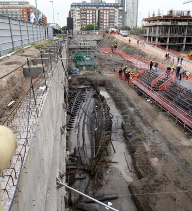 Descubren Galeon Español en Buenos Aires. 0