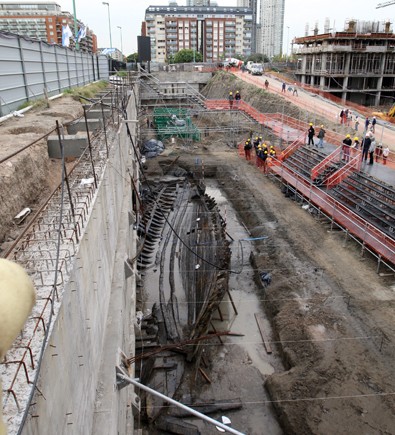 Descubren Galeon Español en Buenos Aires. 0