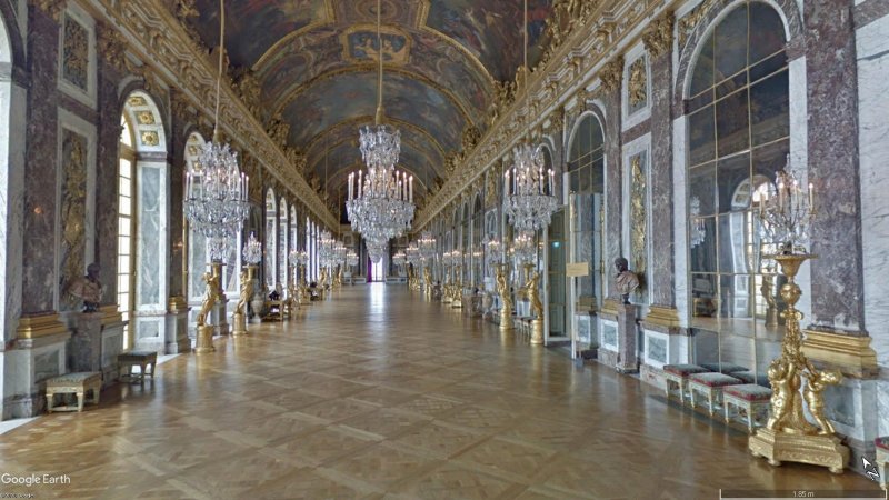 Galería de los Espejos - Versailles, Francia 🏰 1 - Palacio de Versalles, Paris, Francia 🗺️ Foro Europa