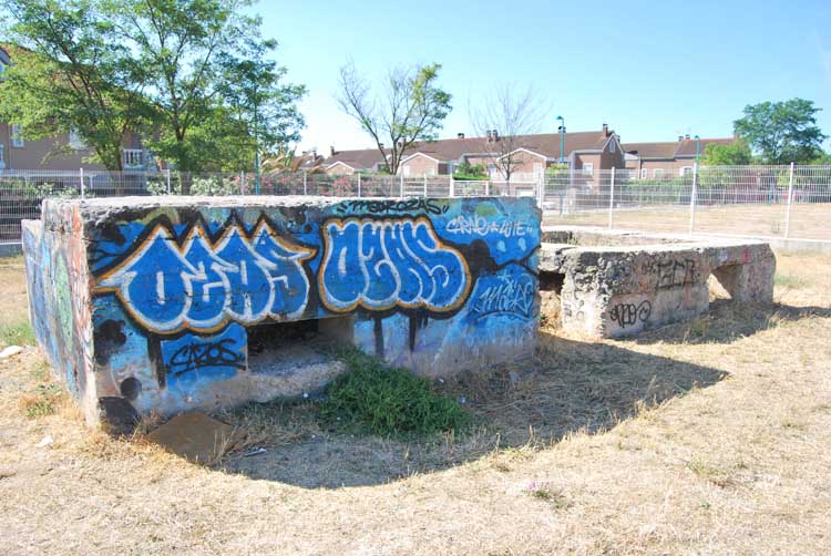 Fortines del Conservatorio de Getafe - Defensas de Madrid en la Guerra Civil