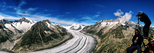 glaciar Aletsch, Fieschertal, Suiza 0