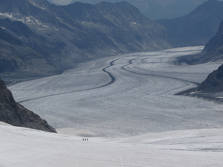 glaciar Aletsch, Fieschertal, Suiza 1