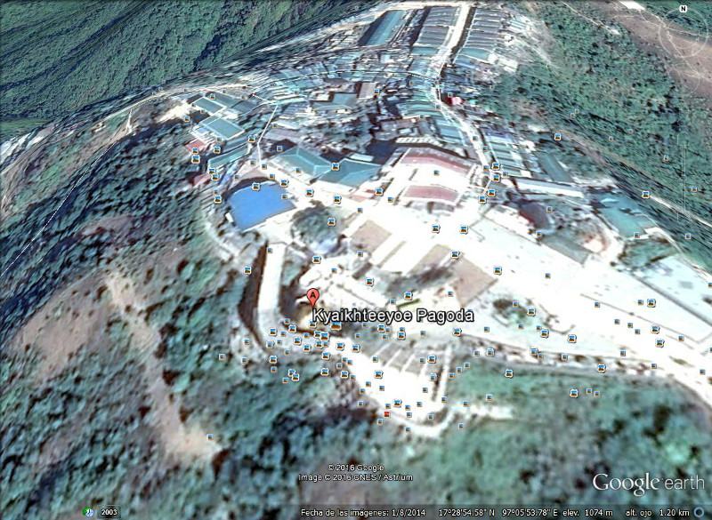 Golden-Rock, Myanmar 0 - Stupa budista en España 🗺️ Foro General de Google Earth