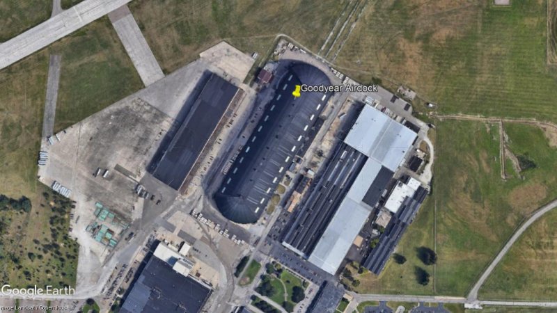 Goodyear Airdock en Akron, Ohio 1 - Aeropuerto para dirigibles Bartolomeu de Gusmão 🗺️ Foro General de Google Earth