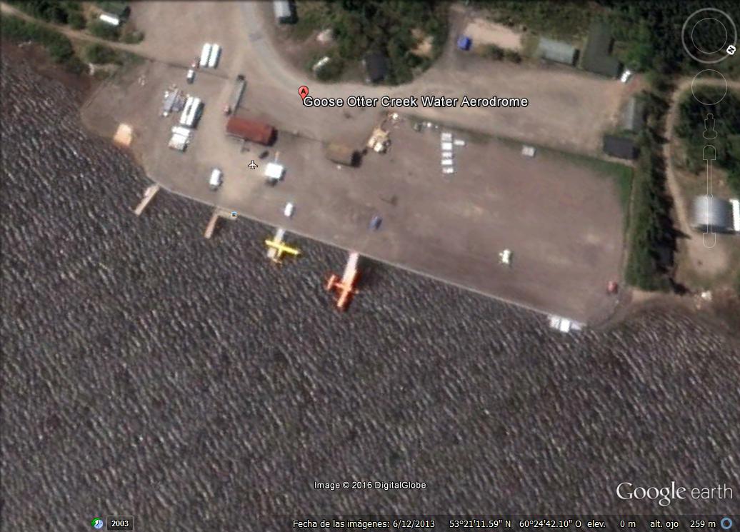 Aerodromo acuatico en Goose (Otter Creek), Canada 1 - Hidroaviones en Thorburn Lake, Canada 🗺️ Foro General de Google Earth