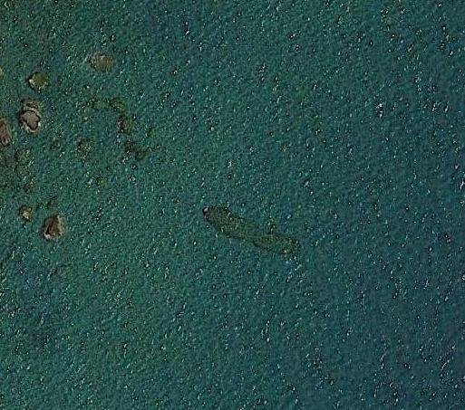 Barco Gelria o Gradisca 1 - USS Makassar Strait (CVE-91) varado frente a California 🗺️ Foro General de Google Earth