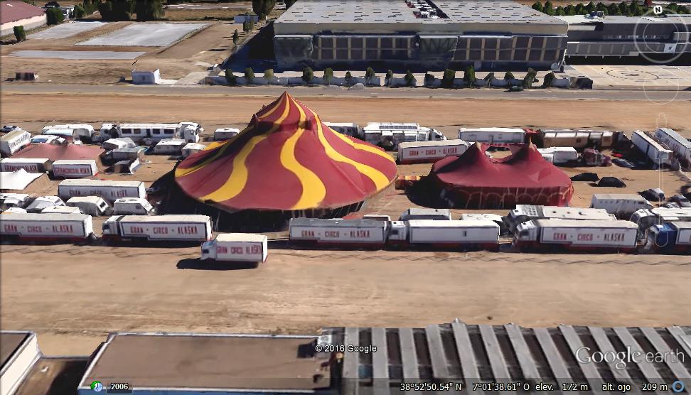 Gran Circo Alaska en Badajoz 1 - Circo en 3D - Pilsen - Republica Checa 🗺️ Foro General de Google Earth