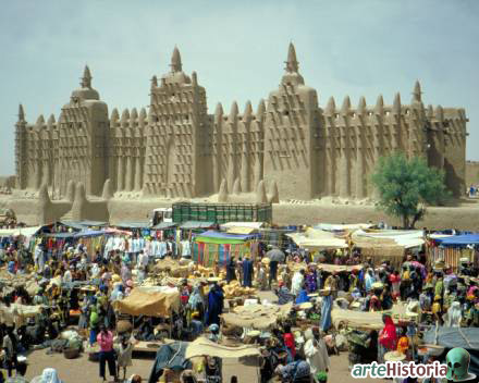 Gran mezquita de Djenné-Arte en barro. 1