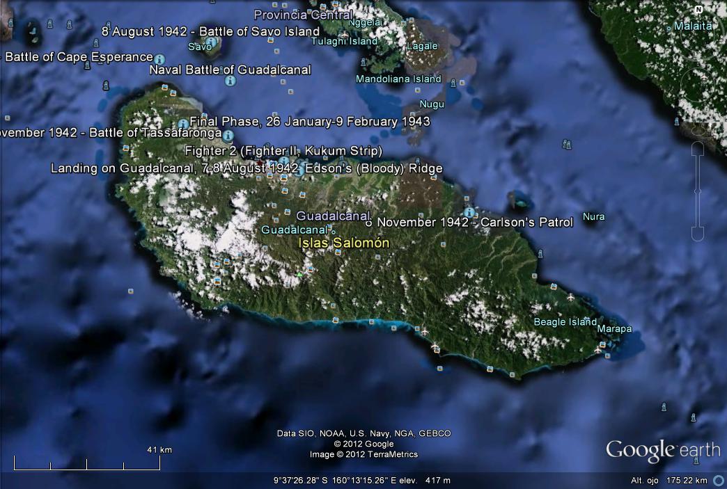 7 de agosto de 1942 - Batalla de Guadalcanal 0 - TEMPERATURAS EXTREMAS REGISTRADAS EN LA TIERRA 🗺️ Foro de Historia