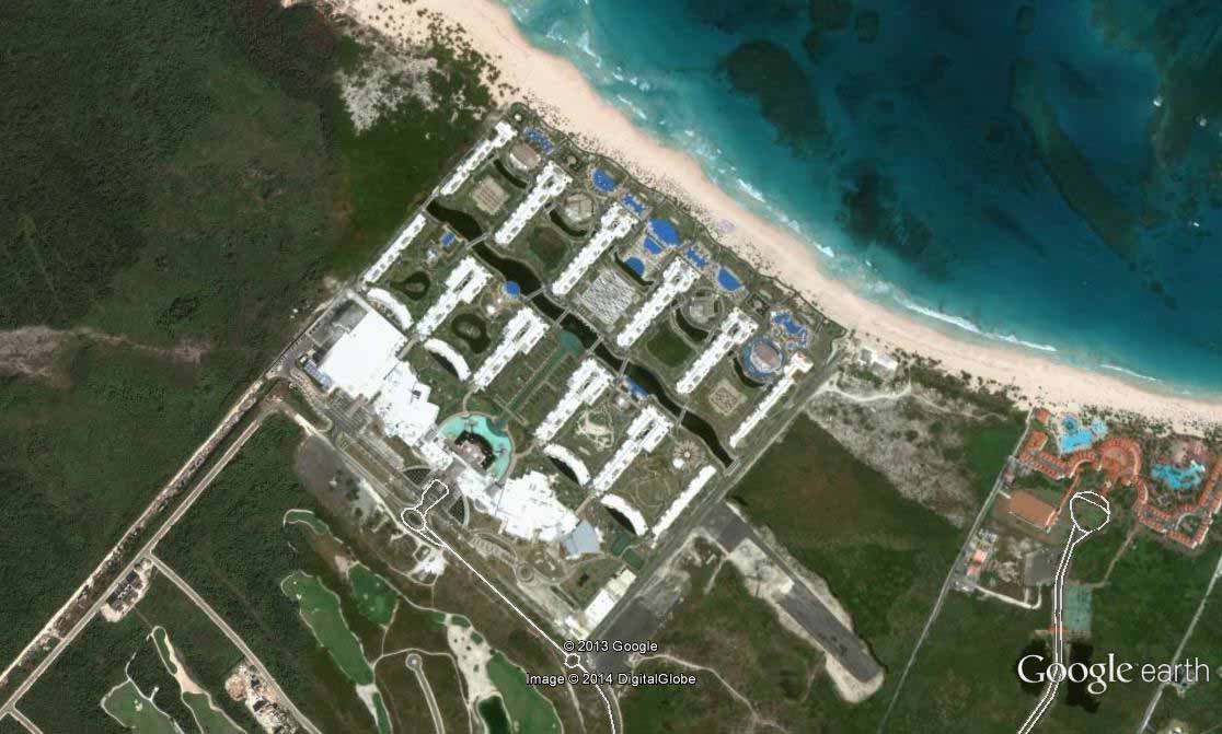 HARD ROCK HOTEL & CASINO PUNTA CANA - Riu Melao 🗺️ Foro Google Earth para Viajar