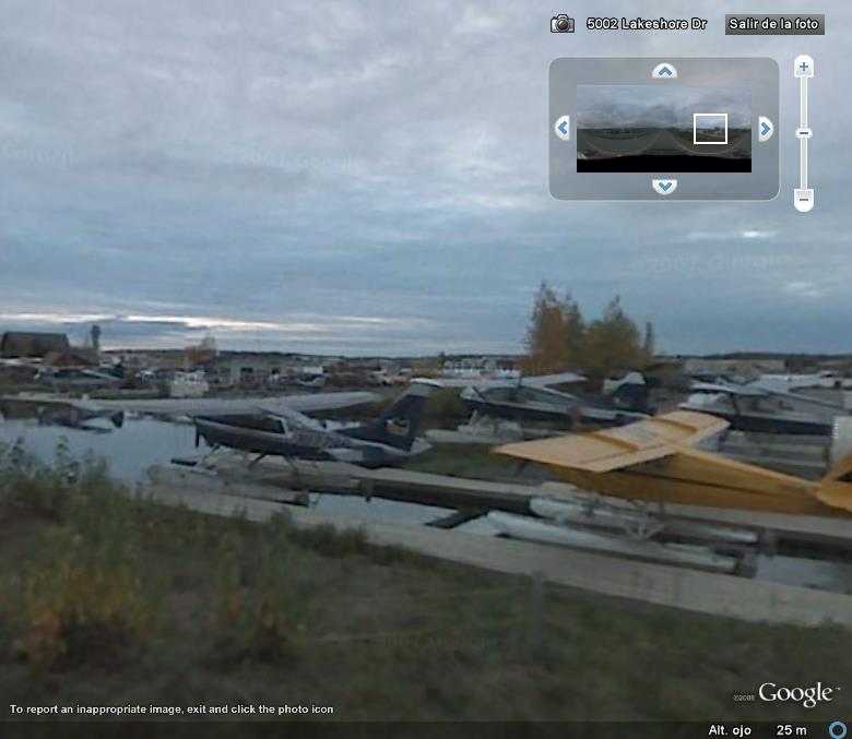 Hidroaviones con street view