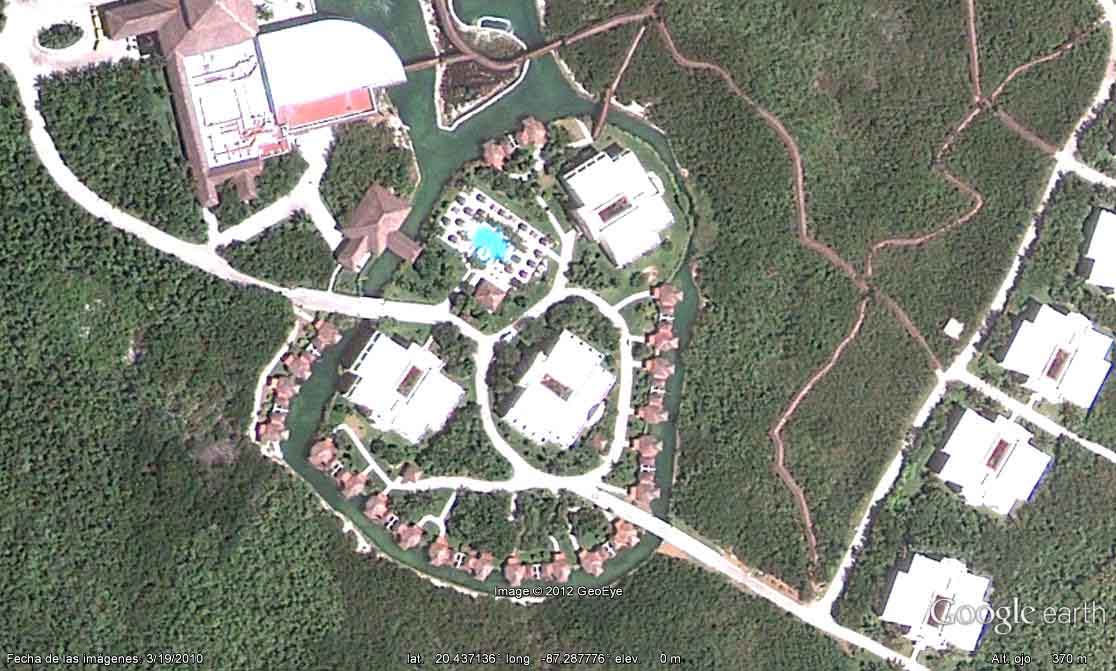 Hotel Grand Palladium The Royal Suites Yucatan, Riviera Maya - Beachscape, Kin Ha Villas & Suites 🗺️ Foro Google Earth para Viajar