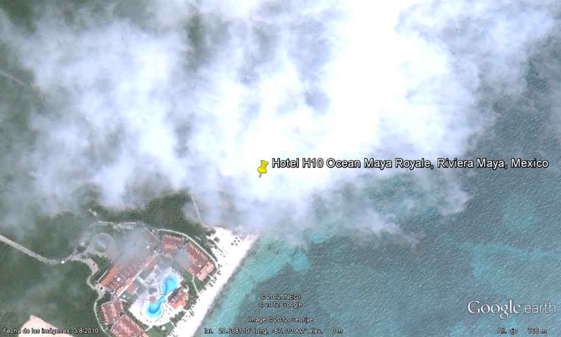 Hotel H10 Ocean Maya Royale, Riviera Maya, Mexico - Beachscape, Kin Ha Villas & Suites 🗺️ Foro Google Earth para Viajar