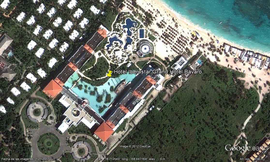 Hotel Iberostar Grand Hotel Bavaro - Hotel Carabela Beach Resort & Casino, Republica Dominicana 🗺️ Foro Google Earth para Viajar