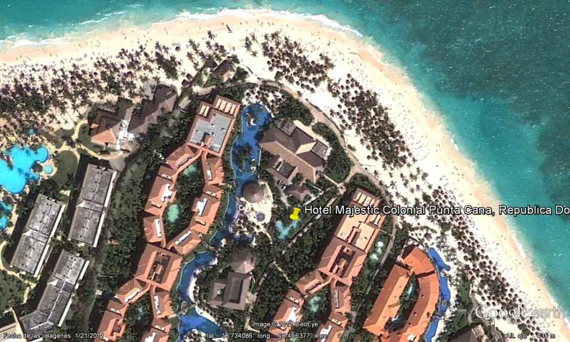 Hotel Majestic Colonial Punta Cana, Republica Dominicana. - EdenH Real Arena, Republica Dominicana 🗺️ Foro Google Earth para Viajar