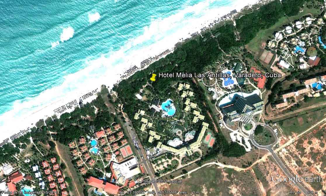 Hotel Melia Las Antillas, Varadero, Cuba - Hotel Barceló Cayo Santa María 🗺️ Foro Google Earth para Viajar