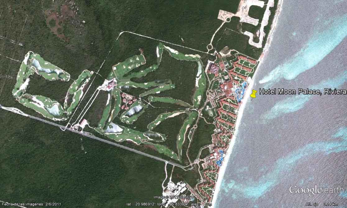 Hotel Moon Palace, Riviera Maya, Mexico - Hotel Iberostar Paraíso del Mar 🗺️ Foro Google Earth para Viajar