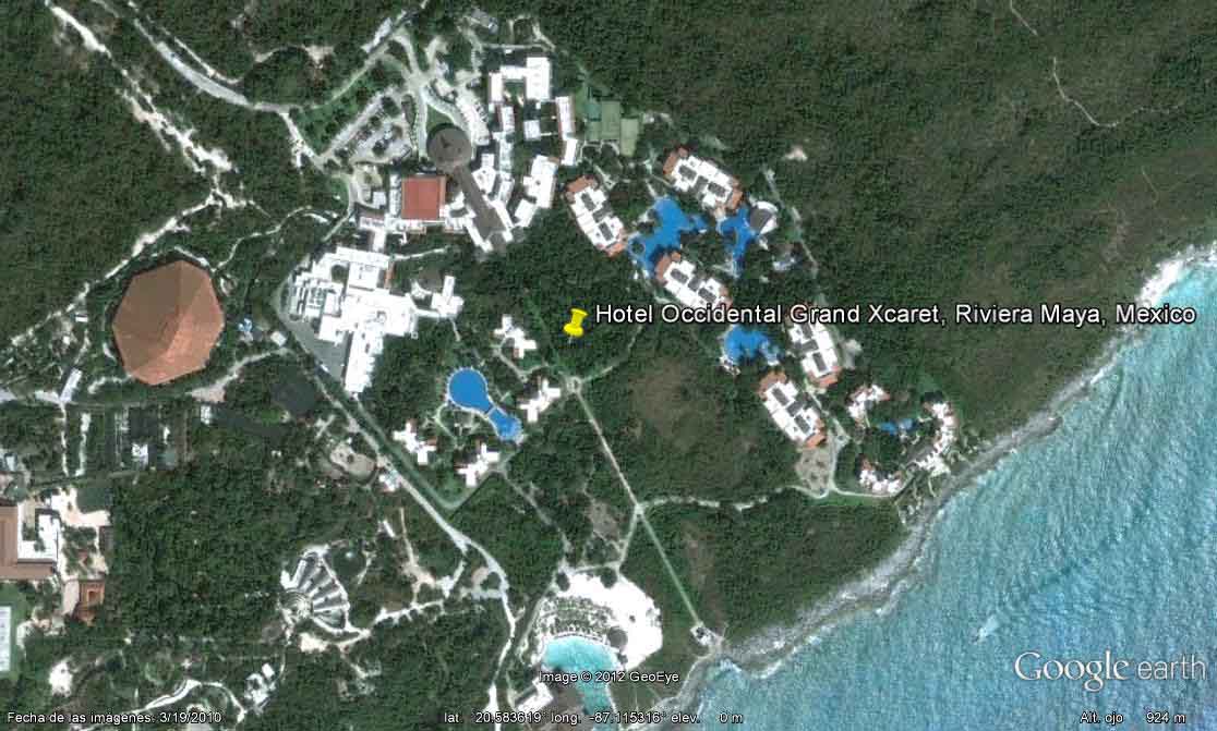 Hotel Occidental Grand Xcaret, Riviera Maya, Mexico - Hotel Iberostar Paraíso del Mar 🗺️ Foro Google Earth para Viajar