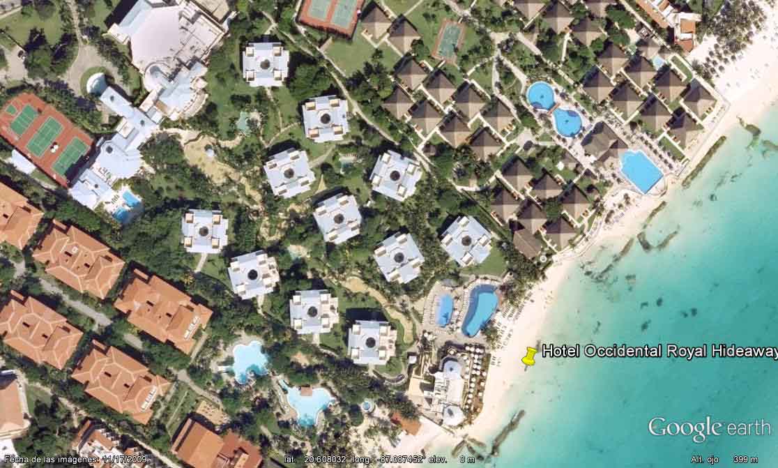 Hotel Occidental Royal Hideaway Playacar, Mexico - Hotel Iberostar Paraíso del Mar 🗺️ Foro Google Earth para Viajar