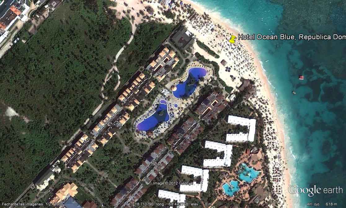 Hotel Ocean Blue, Republica Dominicana - Meliá Caribe Tropical ( Punta Cana- Bávaro) 🗺️ Foro Google Earth para Viajar