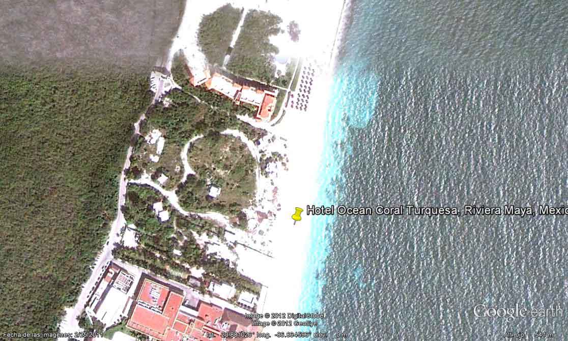 Hotel Ocean Coral Turquesa, Riviera Maya, Mexico - Hotel Grand Riviera y Sunset Princess 🗺️ Foro Google Earth para Viajar