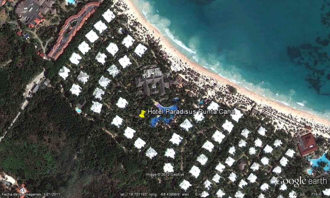 Hotel Paradisus Punta Cana - EdenH Real Arena, Republica Dominicana 🗺️ Foro Google Earth para Viajar