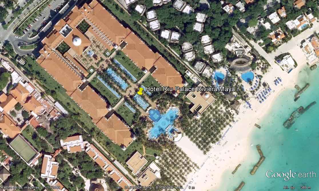 Hotel Riu Palace, Playa del Carmen, Mexico - Hotel Excellence Riviera Cancun 🗺️ Foro Google Earth para Viajar