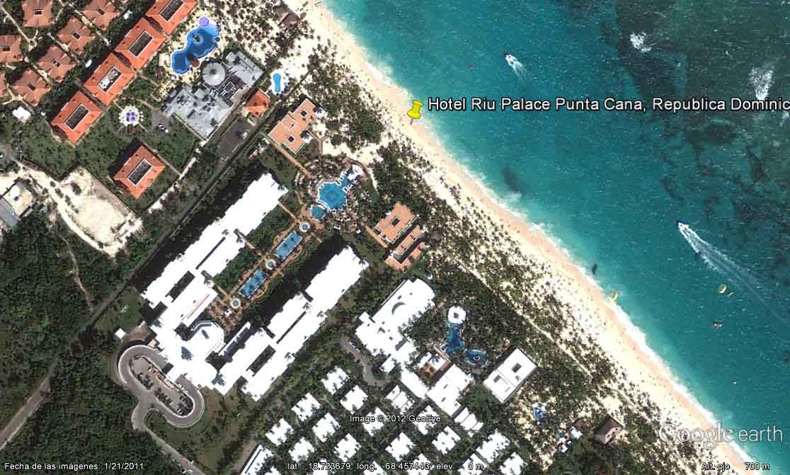 Hotel Riu Palace Punta Cana, Republica Dominicana - Hotel Catalonia Royal Bávaro 🗺️ Foro Google Earth para Viajar