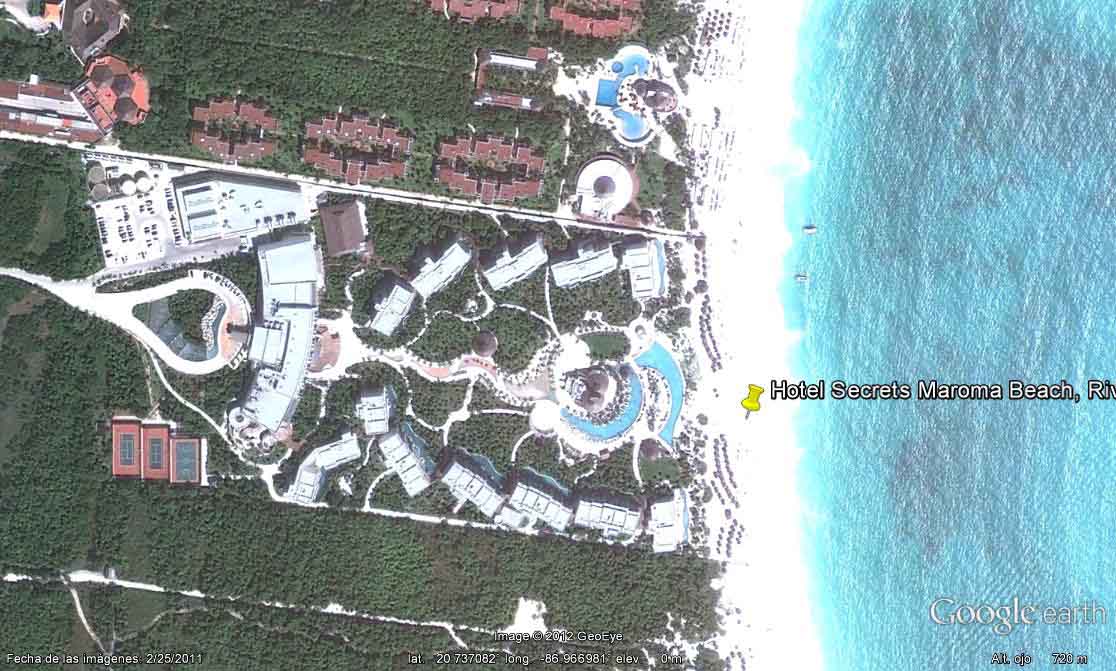 Hotel Secrets Maroma Beach, Riviera Maya, Mexico - Hotel Riu Lupita 🗺️ Foro Google Earth para Viajar