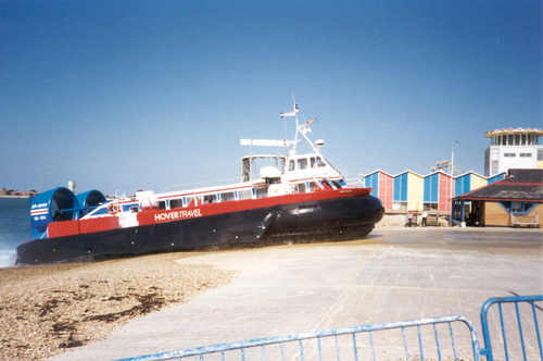 "Pista" de salida del Hovercraft 1