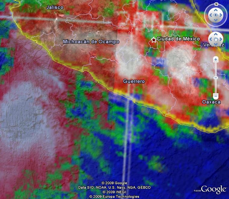 imagen de G.E. de la costa mexicana - Meteorologia en tiempo real - Clima