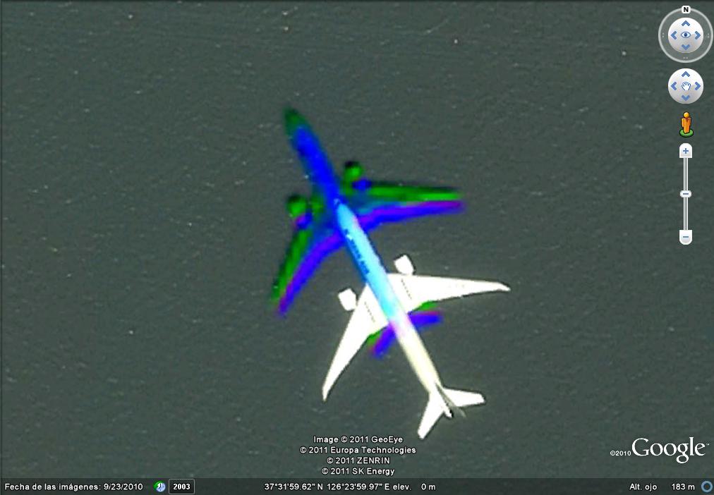 Avion arcoiris sobre Chicago 🗺️ Foro General de Google Earth 1