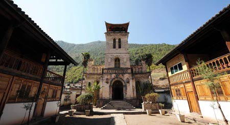 Iglesia Catolica en Cizhong, Tibet, China 2