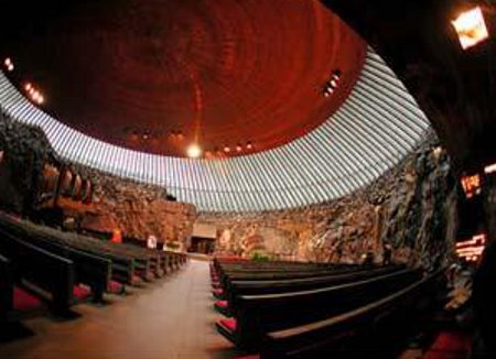 Iglesia de la Roca,  Helsinki, Finlandia 1