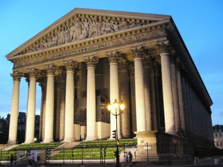 Iglesia Madeleine, Paris, Francia 0