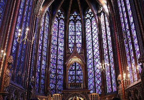 iglesia Sainte Chapelle, París, Francia 0