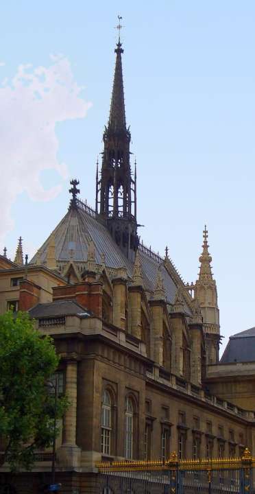 iglesia Sainte Chapelle, París, Francia 1