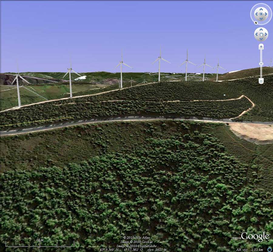 Parques eólicos en 3D 🗺️ Foro Ficheros KMZ, KML y Rutas 0