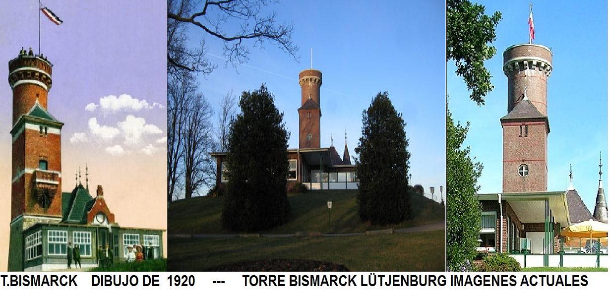 Torre de Bismarck de Lütjenburg Schleswig-Holstein 0 - Columna Bismarck en Erfurt Türingia Alemania 🗺️ Foro de Historia