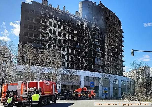 El mayor incendio en Valencia 1