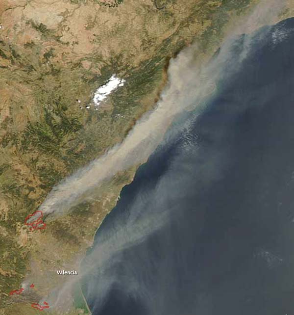 Incendios en Valencia