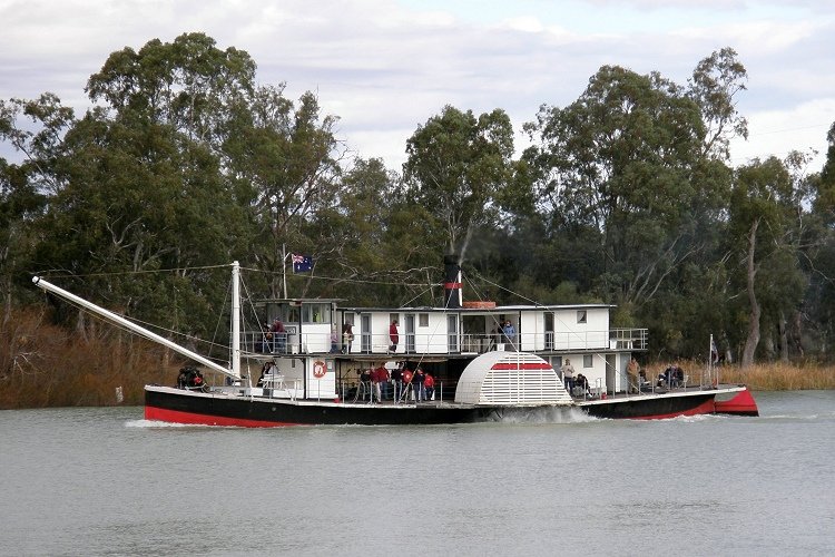 Industry Paddle Steamer, Australia 0 - Barcos Rueda de Paleta o Vapor de ruedas